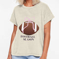 Girly Football Season T-Shirt - Casual Everyday Wear Unisex - T-Shirt, Sweatshirt, Hoodie