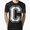 Big Varsity Letter C T-Shirt - Custom Art Print for Adults - T-Shirt, Sweatshirt, Hoodie