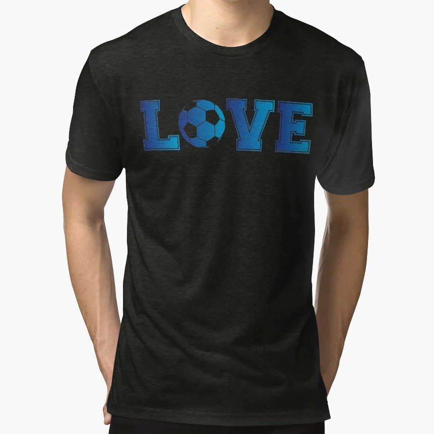 Love Soccer T-Shirt - Graphic Print Unisex - T-Shirt, Sweatshirt, Hoodie