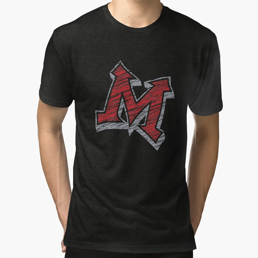 Miller M Red Grey T-Shirt - Fun Novelty Design for Adults - T-Shirt, Sweatshirt, Hoodie