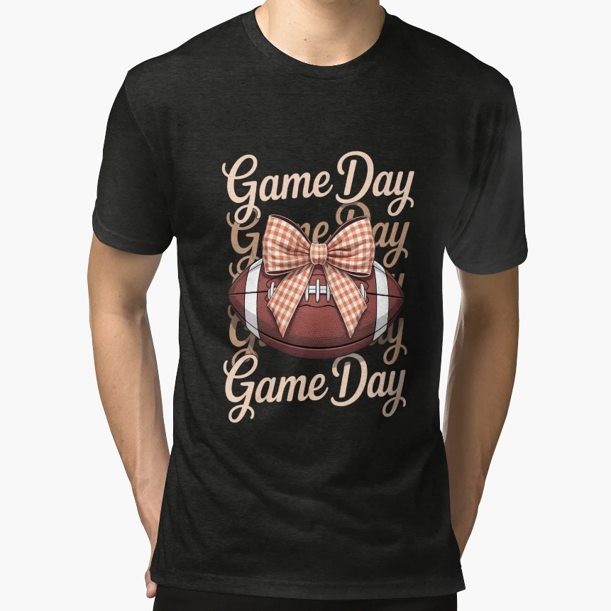 Football Autumn Fall Orange T-Shirt - Casual Everyday Wear for Adults - T-Shirt, Sweatshirt, Hoodie