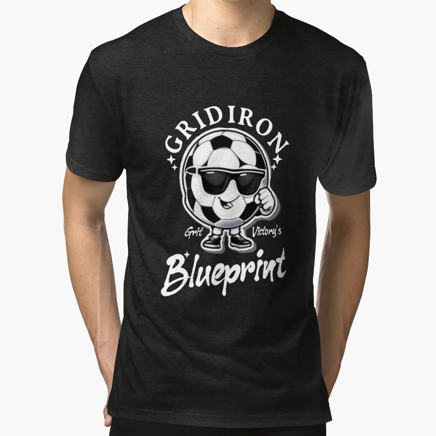 Gridiron Grit Victorys Blueprint T-Shirt - Fun Novelty Design Men Women - T-Shirt, Sweatshirt, Hoodie