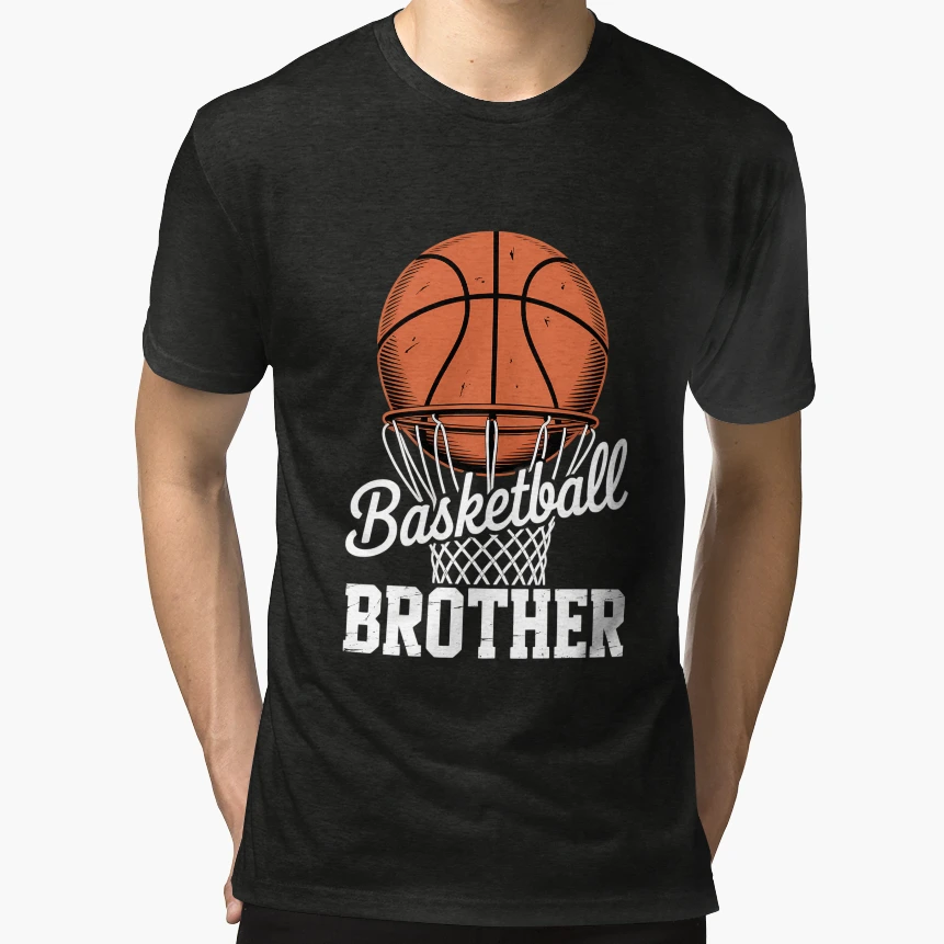 Mens Basketball Brother Basketball T-Shirt - Aesthetic Graphic Unisex - T-Shirt, Sweatshirt, Hoodie