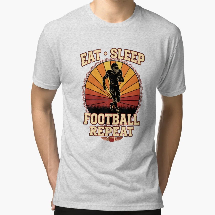 Football Passion Never Stops T-Shirt - Unique Graphic Men Women - T-Shirt, Sweatshirt, Hoodie