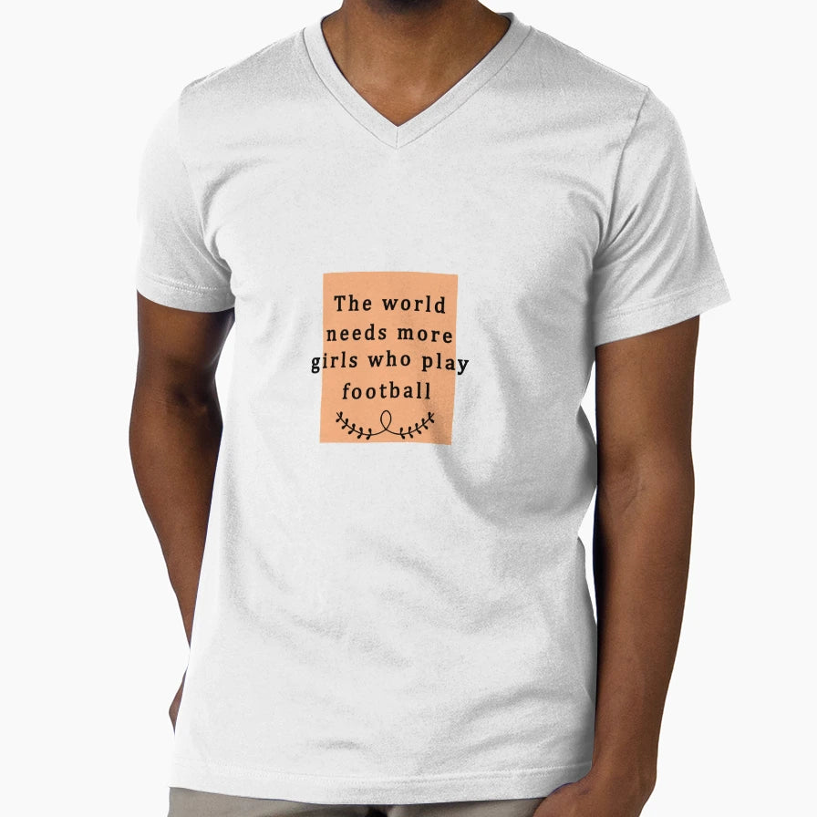 World Needs More Who Football T-Shirt - Novelty Apparel Men Women - T-Shirt, Sweatshirt, Hoodie
