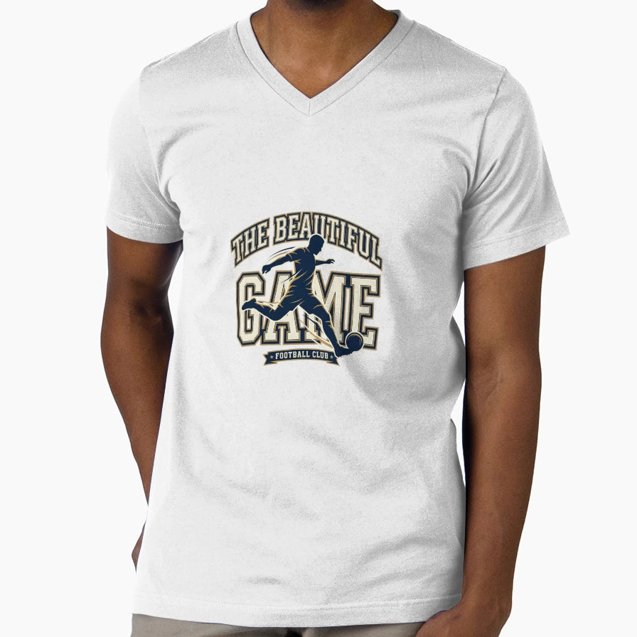 Beautiful Game Varsity Football T-Shirt - Novelty Apparel Men Women - T-Shirt, Sweatshirt, Hoodie