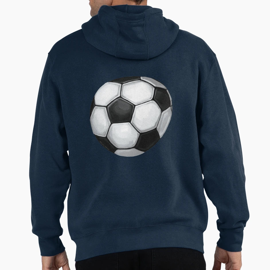 Soccer Ball Hoodie - Aesthetic Graphic Unisex - T-Shirt, Sweatshirt, Hoodie