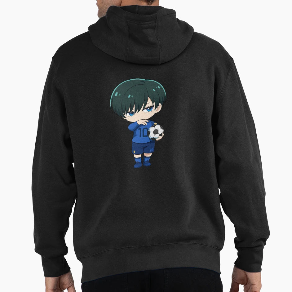 Rin Itoshi Blue Lock Chibi Ace Hoodie - Casual Everyday Wear for Adults - T-Shirt, Sweatshirt, Hoodie