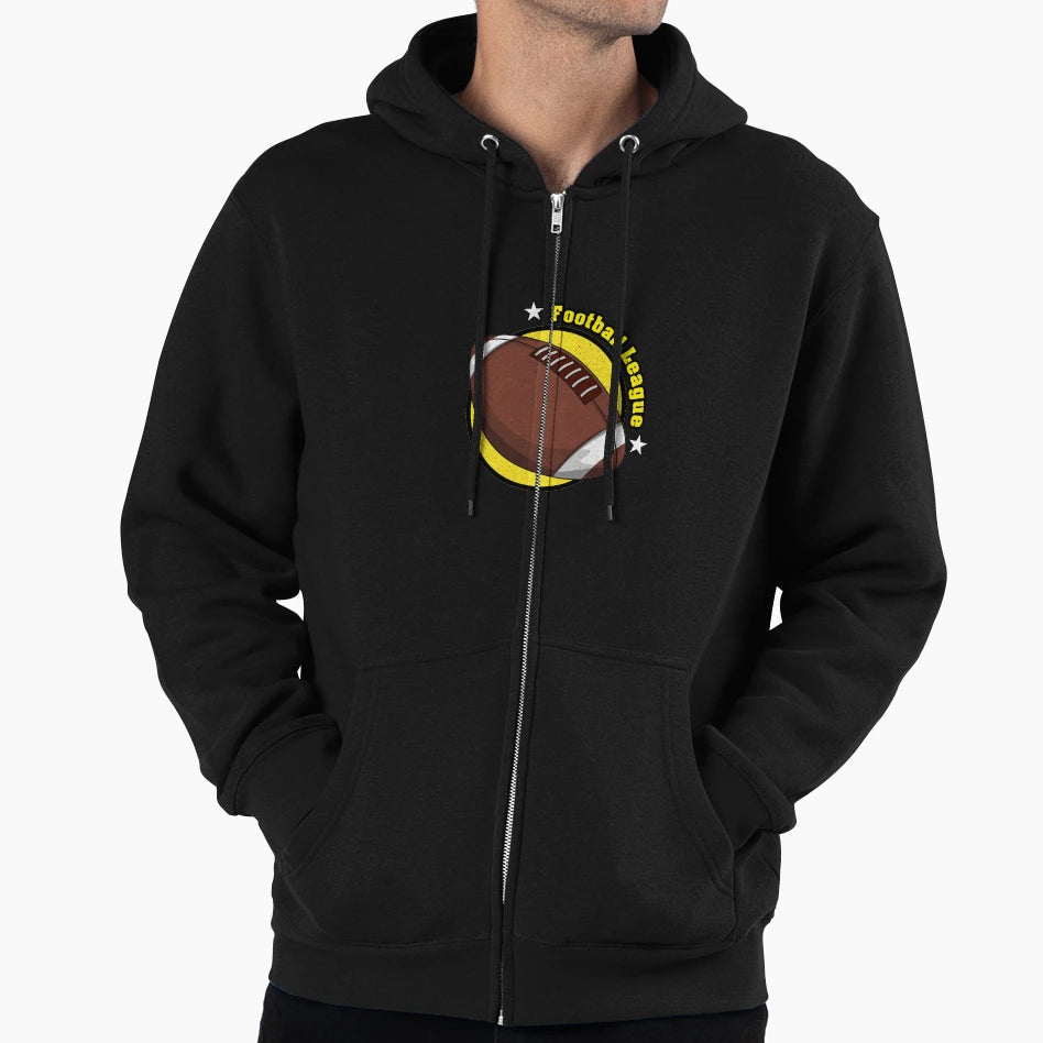 Football League Hoodie - Minimalist Print Unisex - T-Shirt, Sweatshirt, Hoodie
