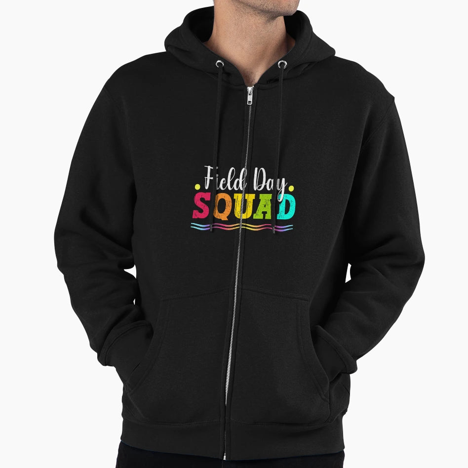 Field Day Squad Matching Field Trip Day Hoodie - Unique Graphic for Adults - T-Shirt, Sweatshirt, Hoodie
