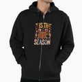 Thanksgiving Pumpkin Leopard Football Hoodie - Novelty Apparel Men Women - T-Shirt, Sweatshirt, Hoodie