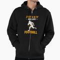 Just Who Loves Football American Hoodie - Streetwear Style for Adults - T-Shirt, Sweatshirt, Hoodie