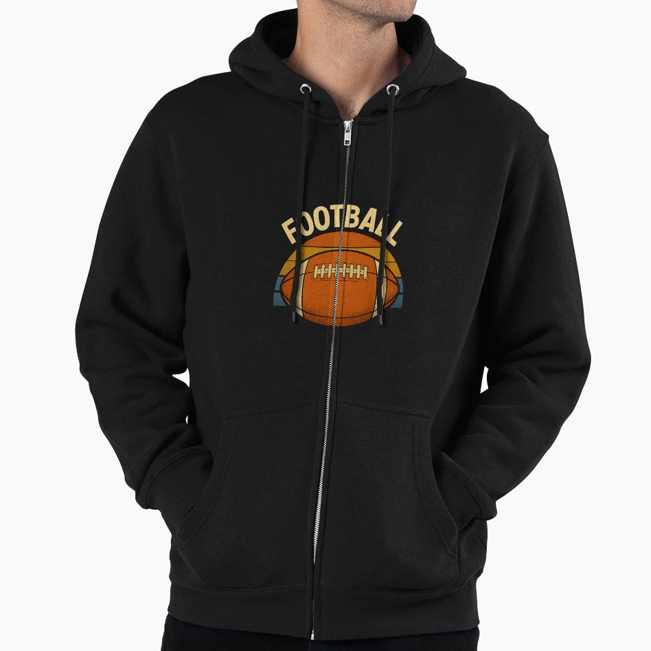 Football Hoodie - Graphic Print for Adults - T-Shirt, Sweatshirt, Hoodie