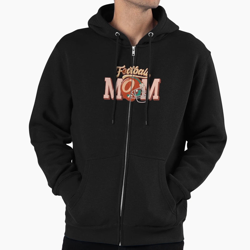 Football Mom Hoodie - Custom Art Print for Adults - T-Shirt, Sweatshirt, Hoodie