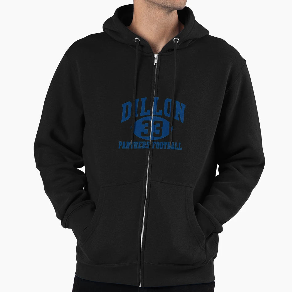 Dillon Panthers Football 33 Hoodie - Aesthetic Graphic Men Women - T-Shirt, Sweatshirt, Hoodie