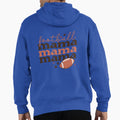 Football Mama Hoodie - Fun Novelty Design for Adults - T-Shirt, Sweatshirt, Hoodie