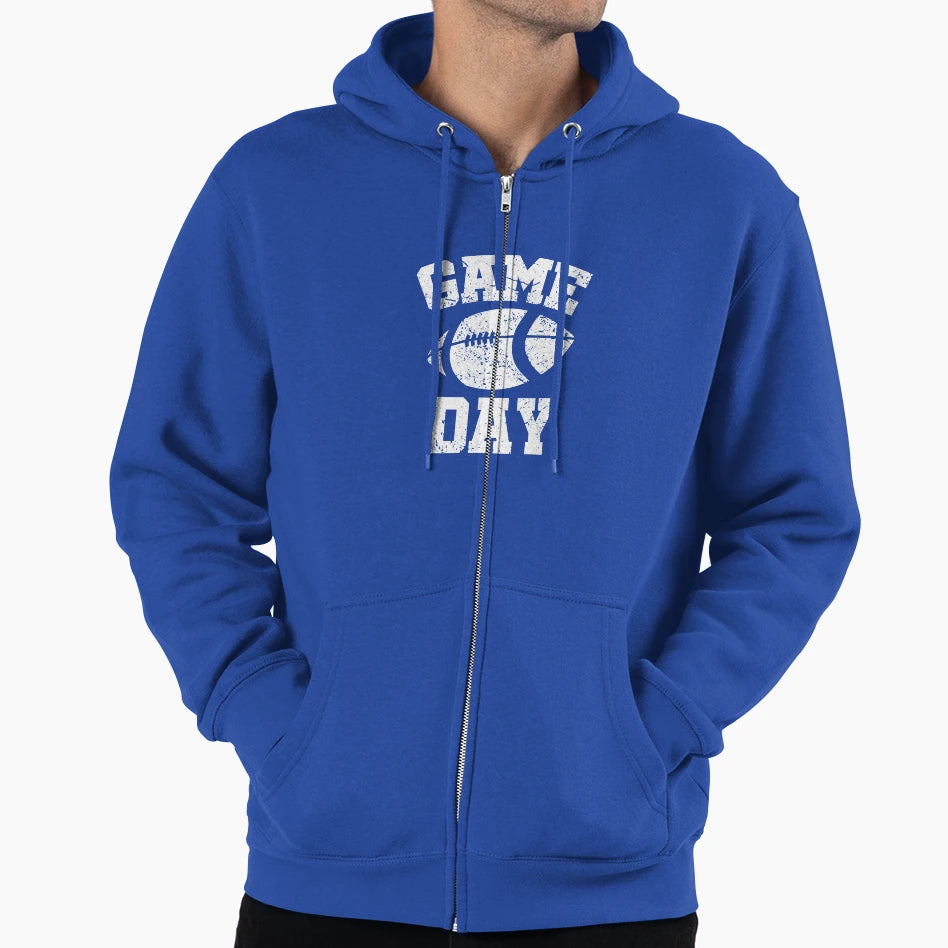 Distressed Football Game Day College T-Shirt - Streetwear Style for Adults - T-Shirt, Sweatshirt, Hoodie