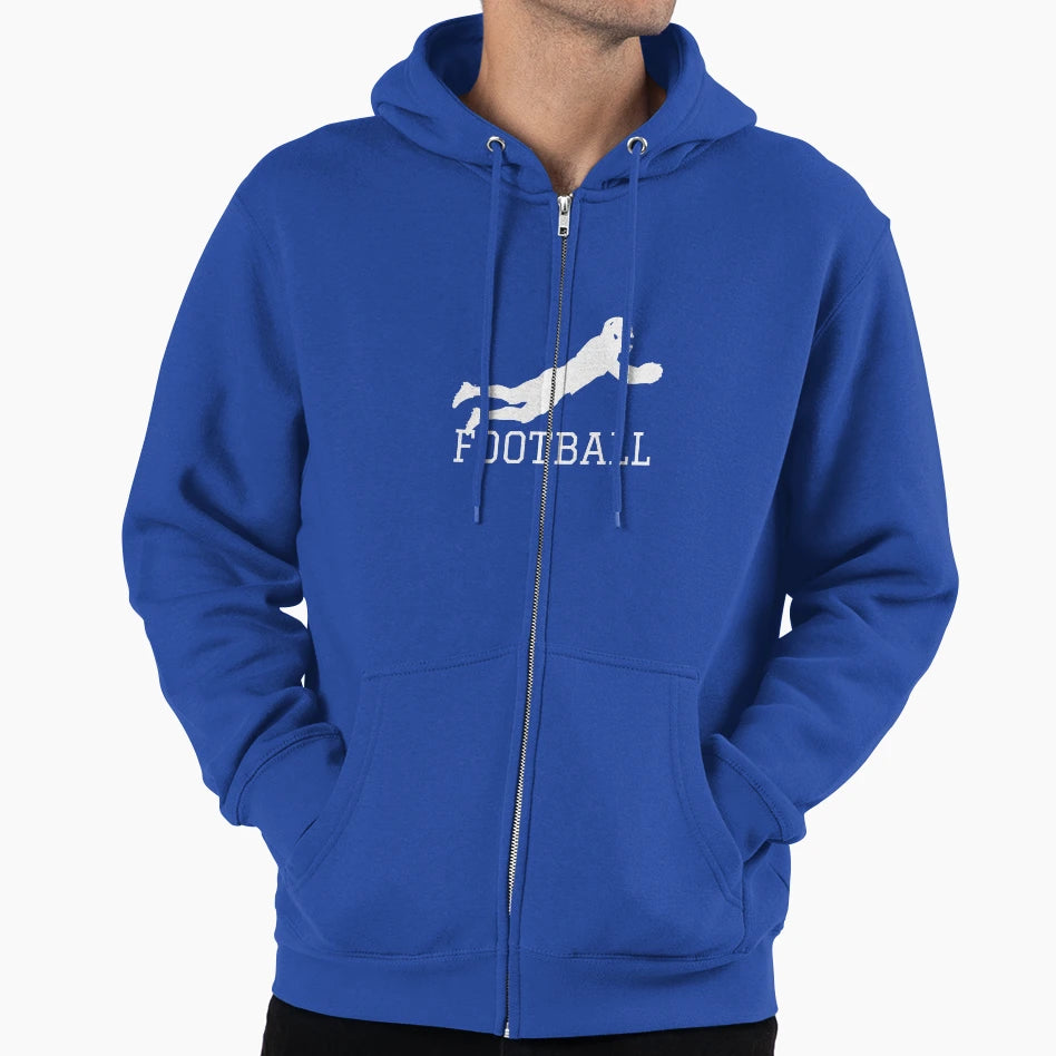 Football American Football Player Hoodie - Aesthetic Graphic Men Women - T-Shirt, Sweatshirt, Hoodie