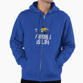 Football Is Life Hoodie - Graphic Print Unisex - T-Shirt, Sweatshirt, Hoodie