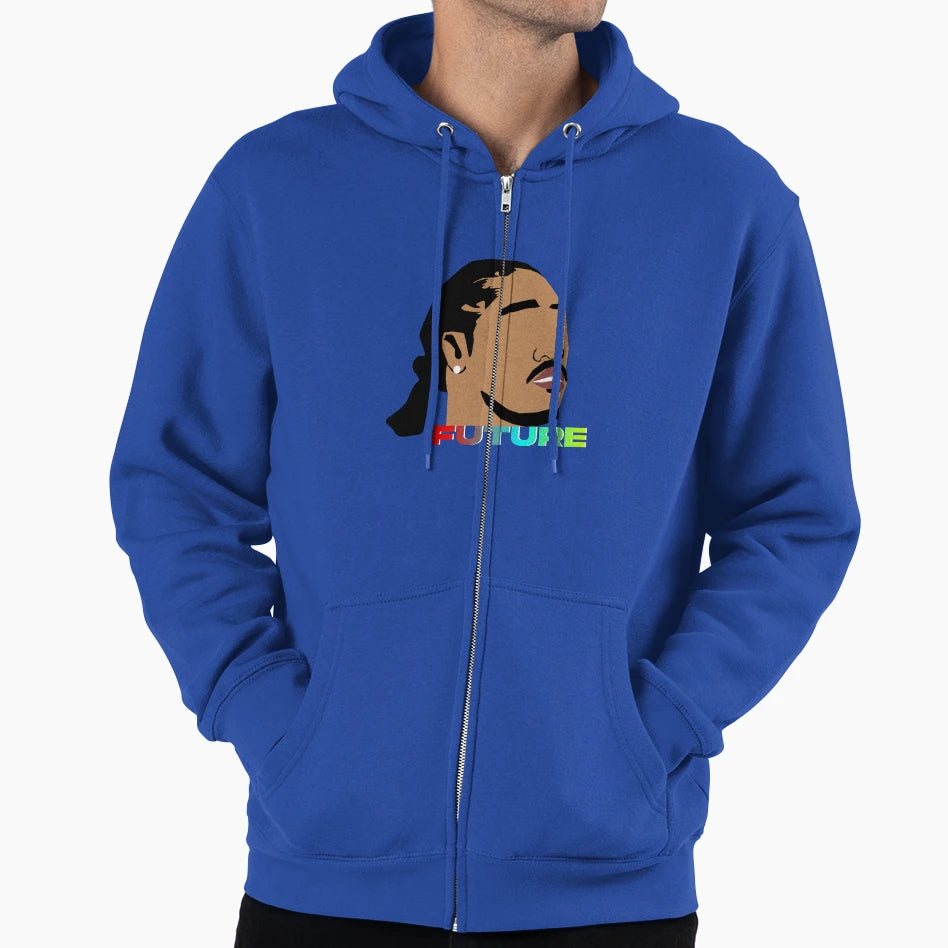 Future Illustration Hoodie - Casual Everyday Wear Men Women - T-Shirt, Sweatshirt, Hoodie