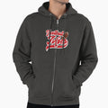 Football Mom Red And Blue Hoodie - Aesthetic Graphic Men Women - T-Shirt, Sweatshirt, Hoodie