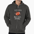 Football Just Who Loves Football Hoodie - Minimalist Print for Adults - T-Shirt, Sweatshirt, Hoodie