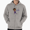 I Love Soccer Barcelona Fan Brown Curly Hoodie - Novelty Apparel Unisex - T-Shirt, Sweatshirt, Hoodie