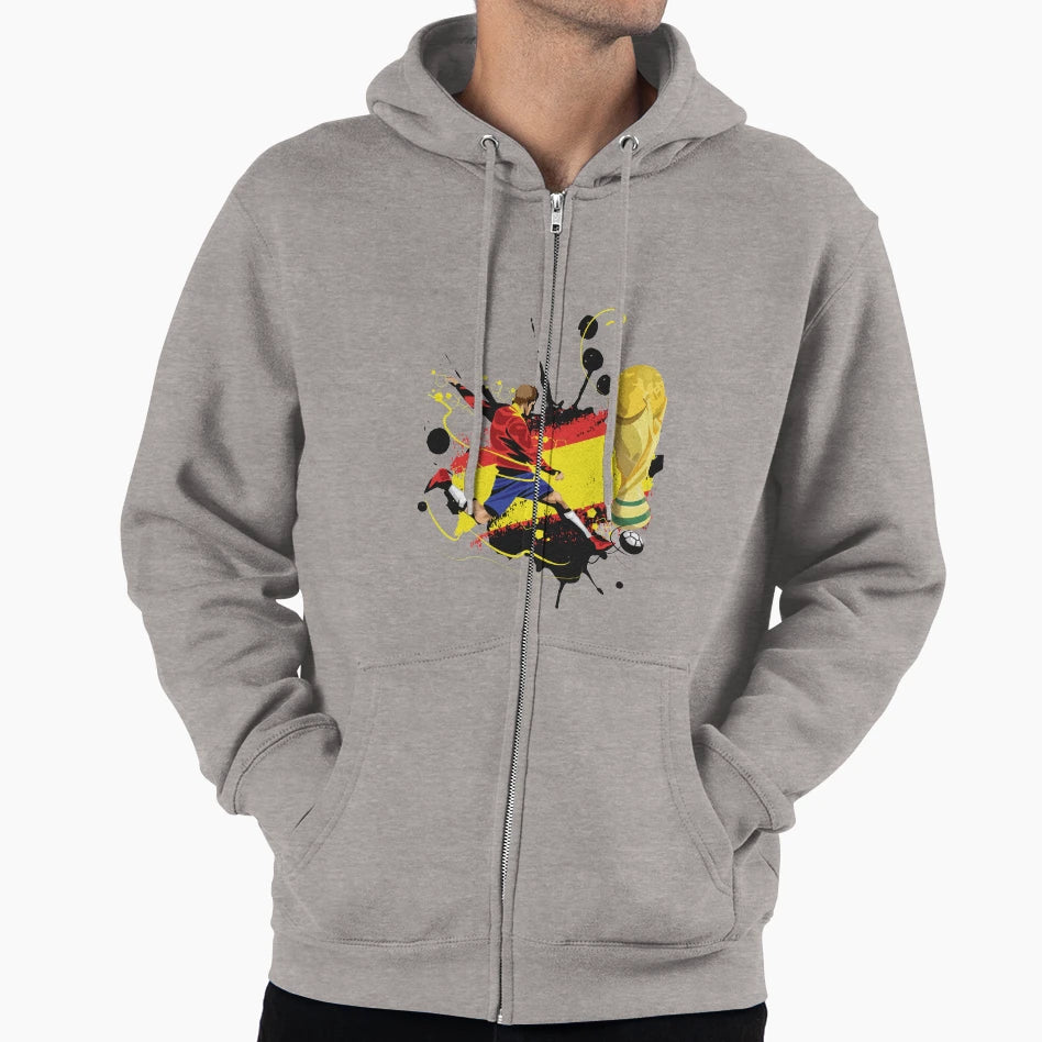 Spain World Soccer Cup 2018 Hoodie - Streetwear Style for Adults - T-Shirt, Sweatshirt, Hoodie