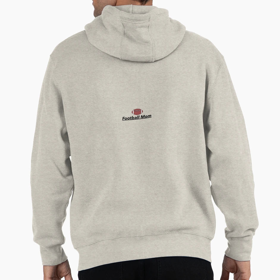 Football Mom Football Hoodie - Minimalist Print Unisex - T-Shirt, Sweatshirt, Hoodie