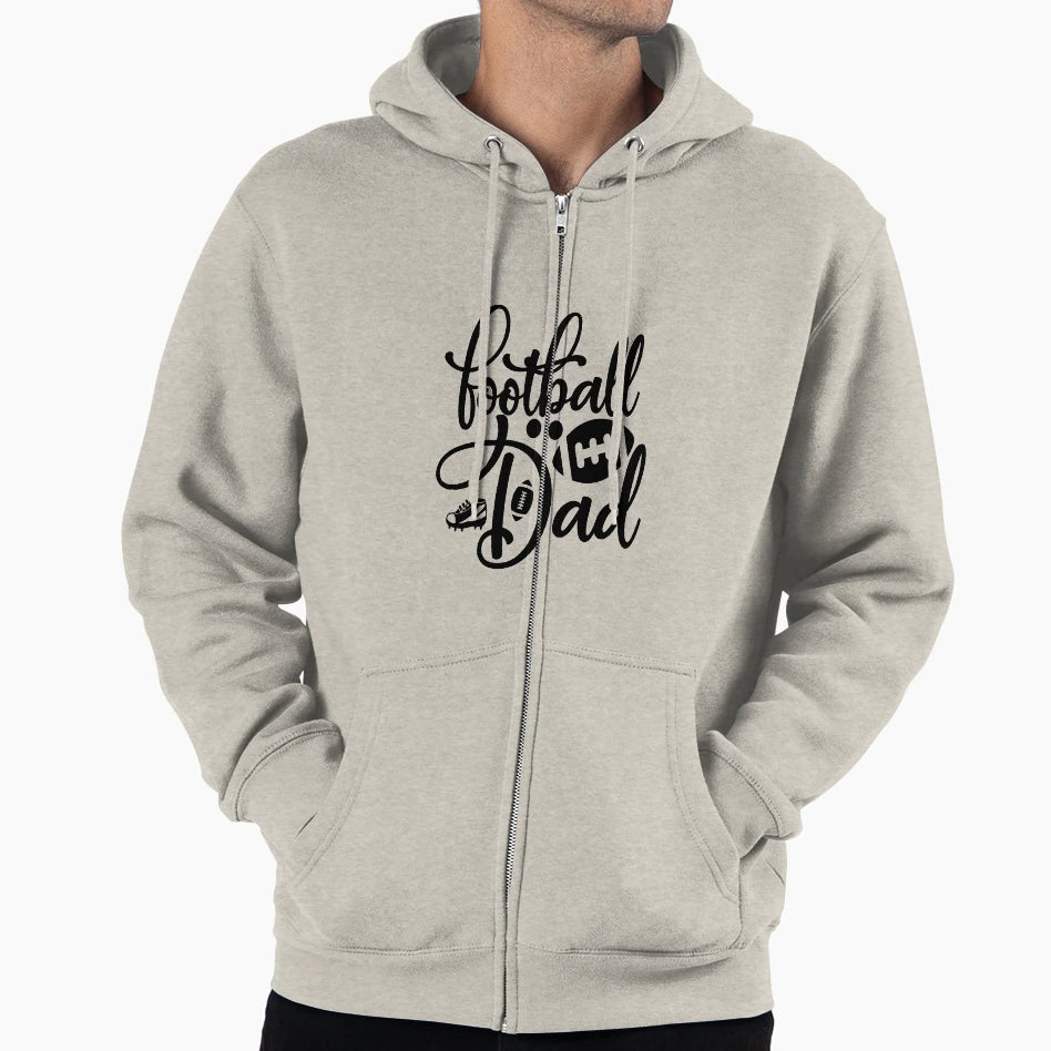 Football Dad Funny Football Lovers T-Shirt - Casual Everyday Wear Unisex - T-Shirt, Sweatshirt, Hoodie