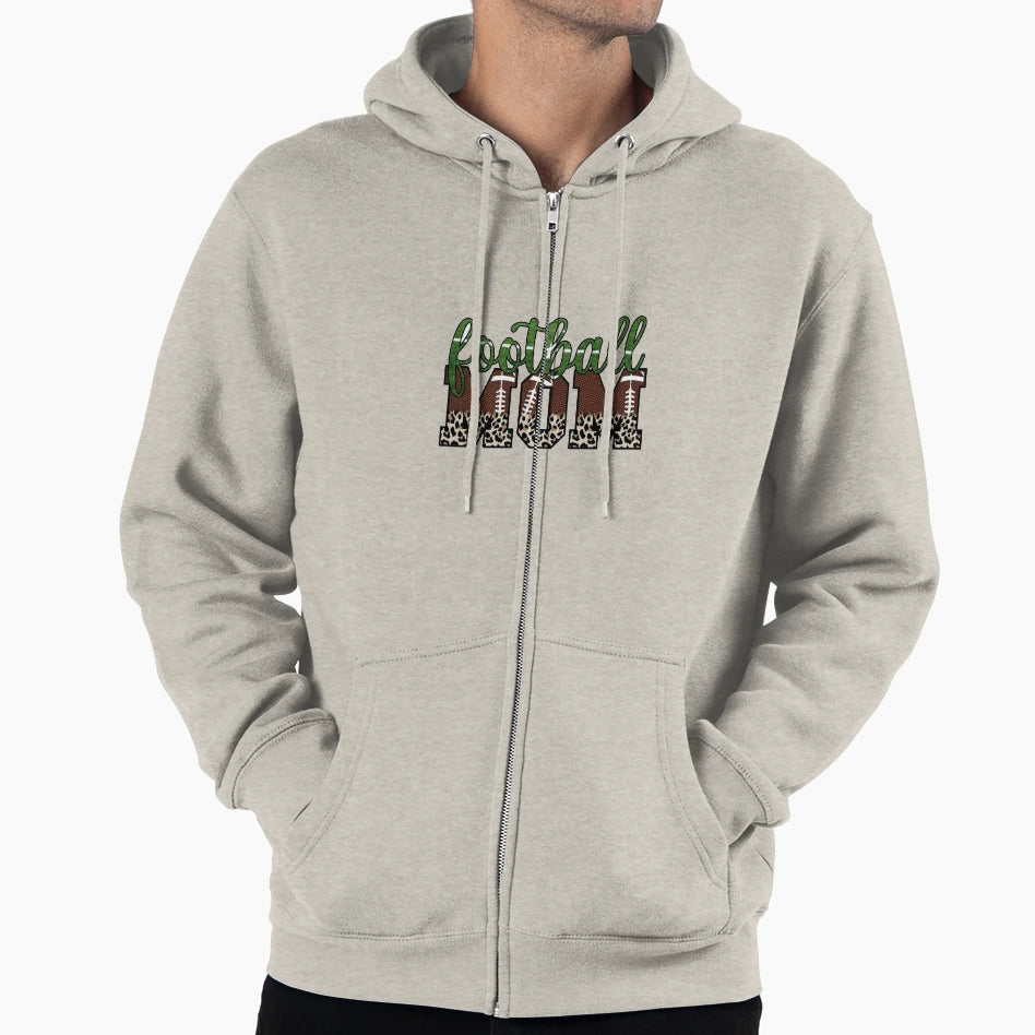 Football Mom Football Season Custom Hoodie - Custom Art Print Unisex - T-Shirt, Sweatshirt, Hoodie