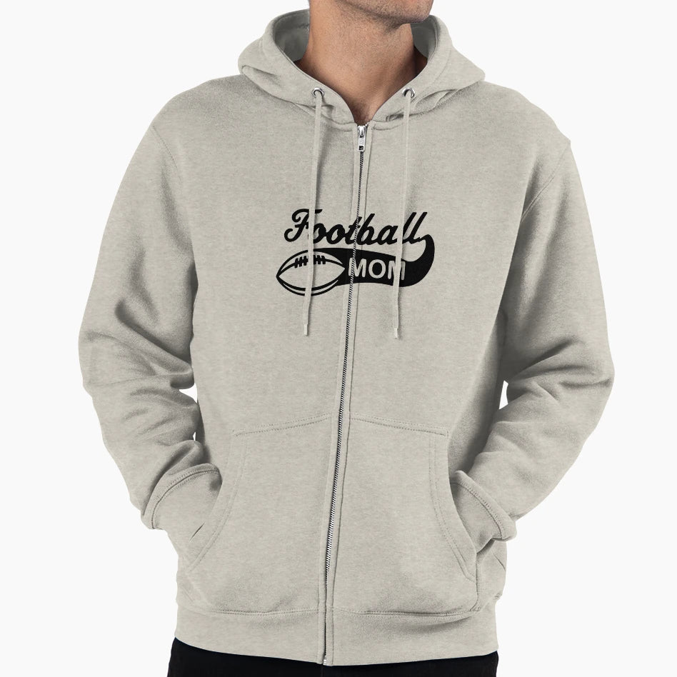 One Football Mom Hoodie - Streetwear Style Unisex - T-Shirt, Sweatshirt, Hoodie