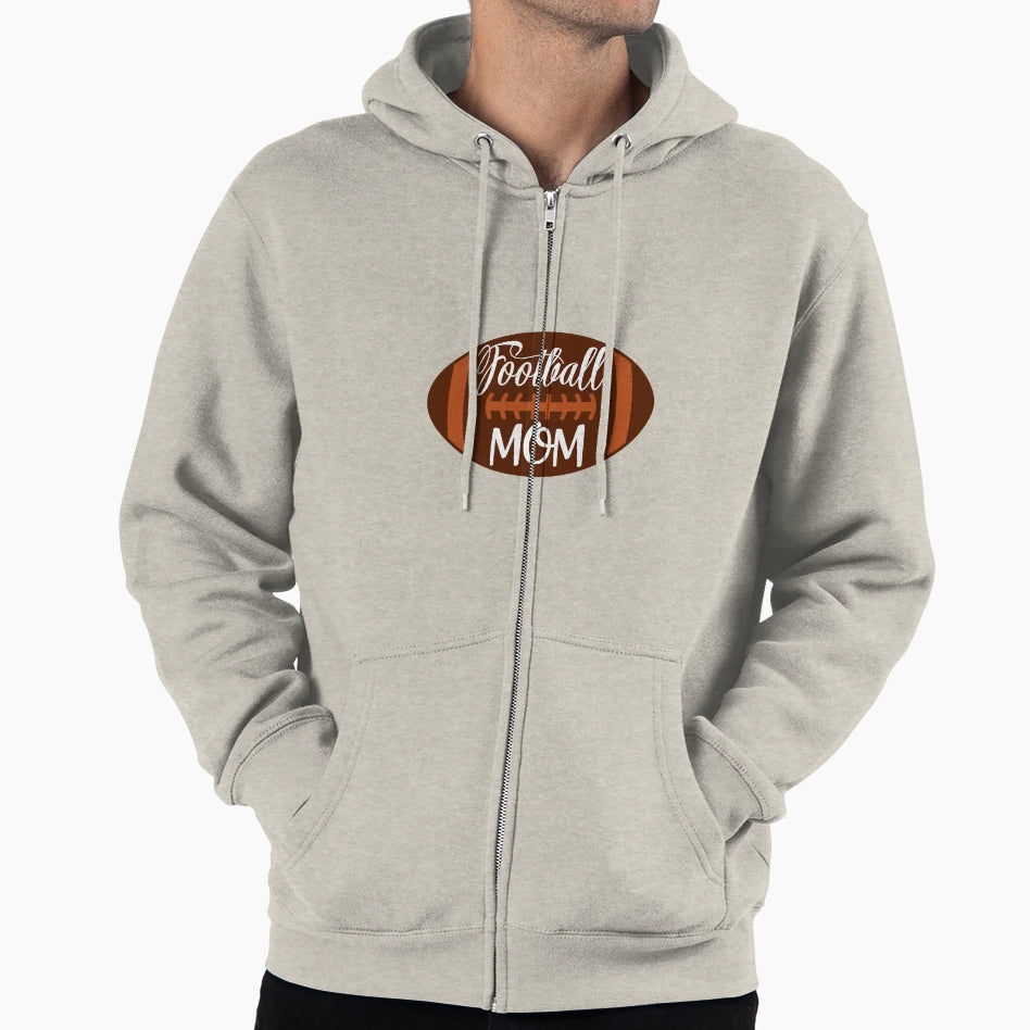 Football Mom Hoodie - Custom Art Print Unisex - T-Shirt, Sweatshirt, Hoodie