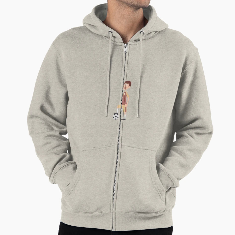 Football Cartoon 2 Player Ball Your Hoodie - Fun Novelty Design for Adults - T-Shirt, Sweatshirt, Hoodie