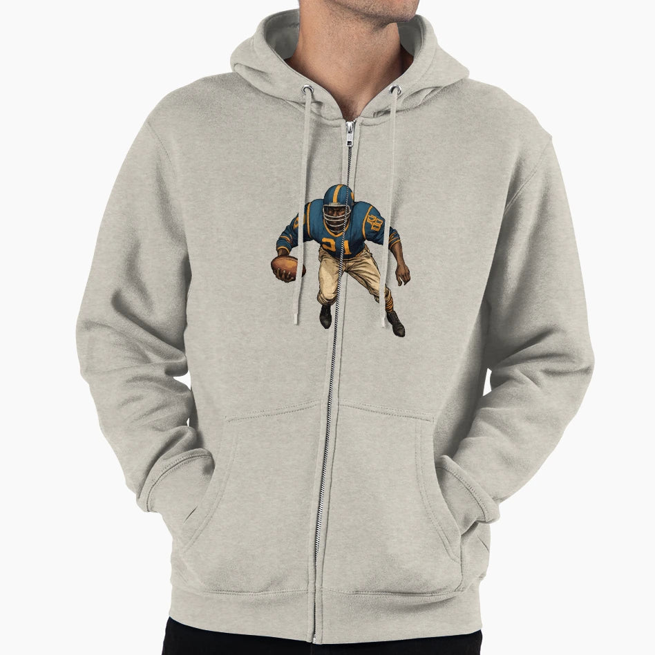 American Gridiron Football Player Hoodie - Fun Novelty Design Unisex - T-Shirt, Sweatshirt, Hoodie