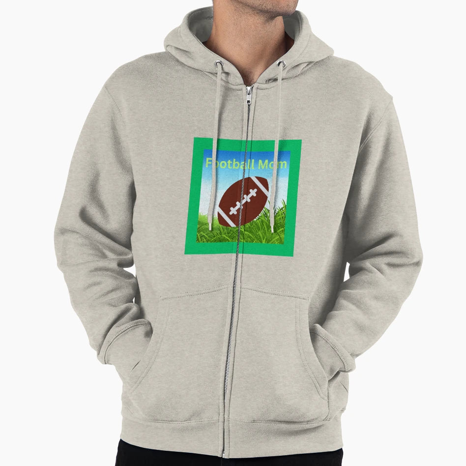 Football Mom Hoodie - Streetwear Style for Adults - T-Shirt, Sweatshirt, Hoodie
