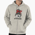Classy Grammy Life Soccer Messy Bun Hoodie - Casual Everyday Wear Unisex - T-Shirt, Sweatshirt, Hoodie