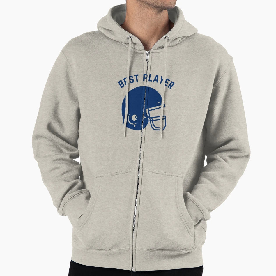 Best Player Football Helmet Hoodie - Unique Graphic Unisex - T-Shirt, Sweatshirt, Hoodie