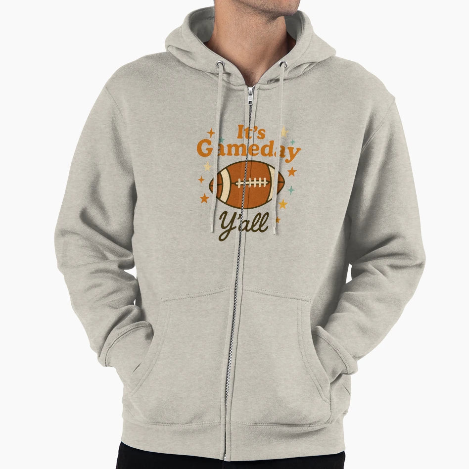 Its Gameday Yall Funny Football Hoodie - Graphic Print Unisex - T-Shirt, Sweatshirt, Hoodie