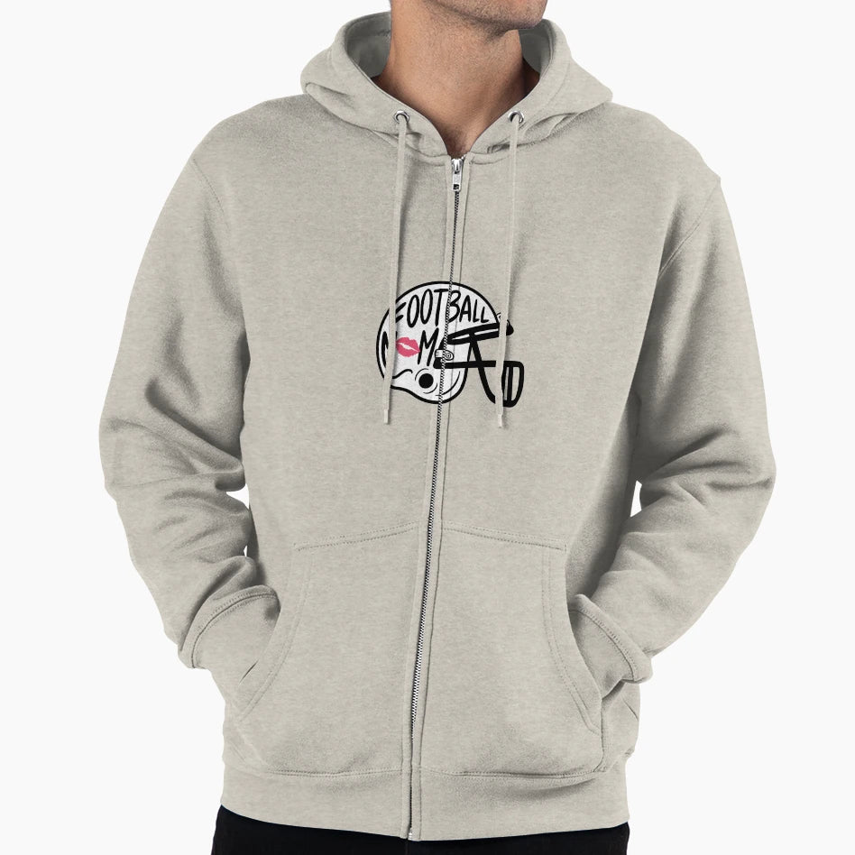 Football Mom Ultimate Football Fan Hoodie - Unique Graphic Men Women - T-Shirt, Sweatshirt, Hoodie