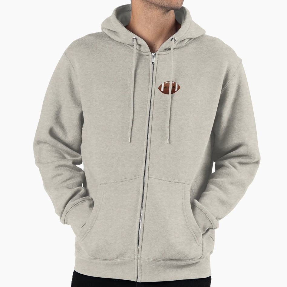 1 Dad Football Hoodie - Fun Novelty Design Men Women - T-Shirt, Sweatshirt, Hoodie