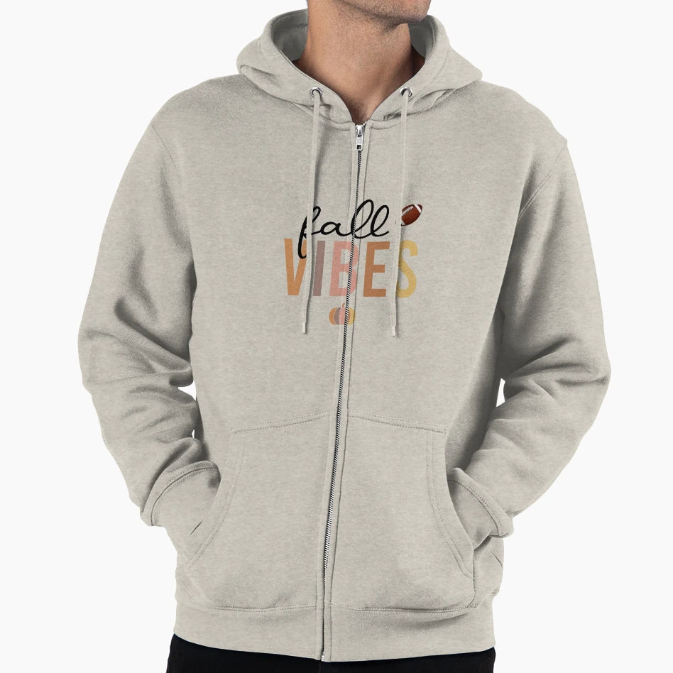 Fall Vibes Pumpkin And Football T-Shirt - Custom Art Print for Adults - T-Shirt, Sweatshirt, Hoodie