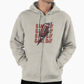 Game Day Lightning Bolt Football Fan Gear Hoodie - Graphic Print for Adults - T-Shirt, Sweatshirt, Hoodie