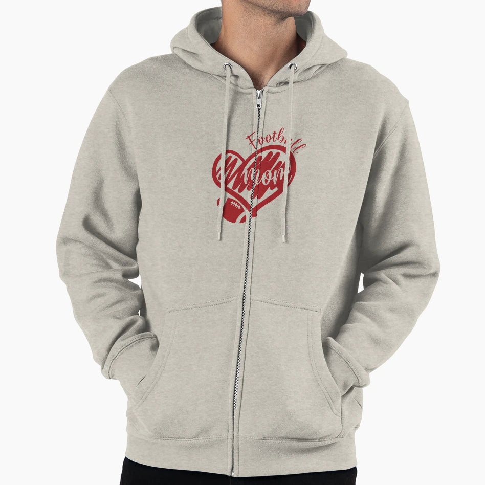 Football Mom Hoodie - Trendy Graphic Unisex - T-Shirt, Sweatshirt, Hoodie