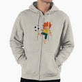 Pumuckl Playing Football Field Hoodie - Novelty Apparel for Adults - T-Shirt, Sweatshirt, Hoodie