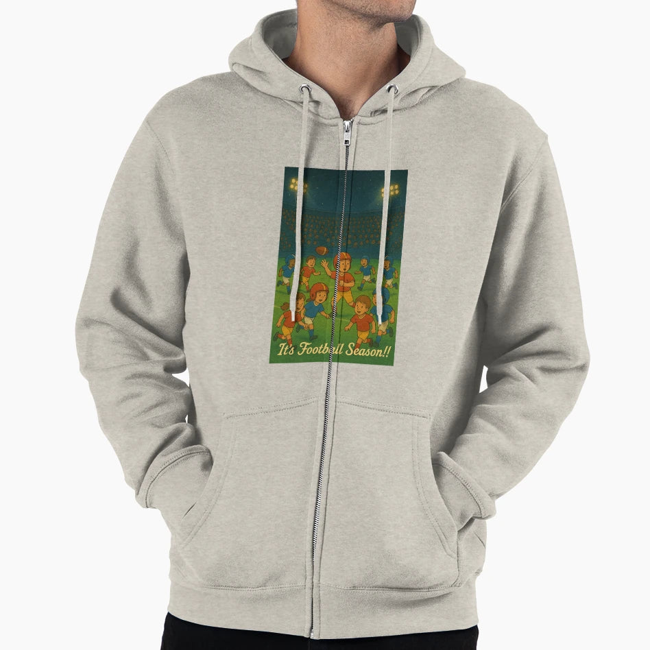 Lets Play Football Hoodie - Graphic Print Men Women - T-Shirt, Sweatshirt, Hoodie