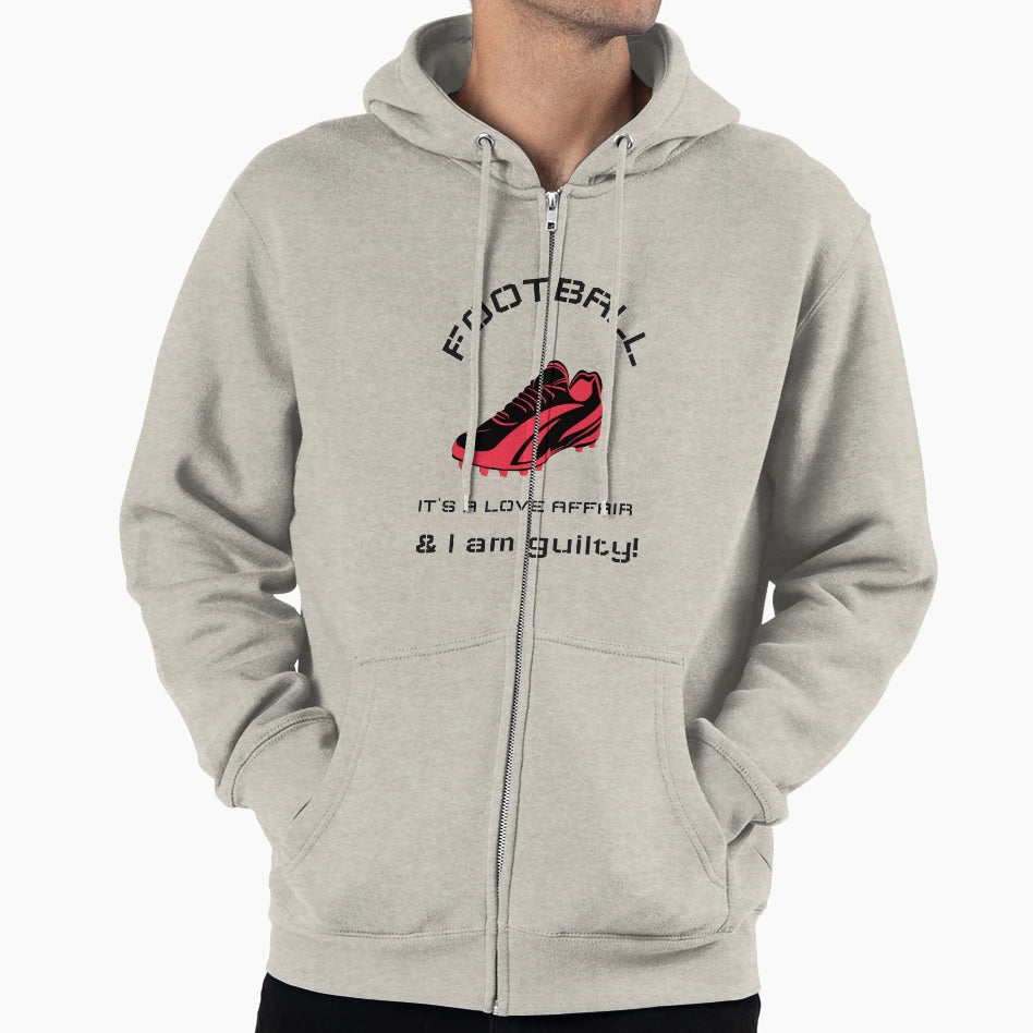 Football It Is Love Affair I Am Guilty Hoodie - Novelty Apparel Men Women - T-Shirt, Sweatshirt, Hoodie