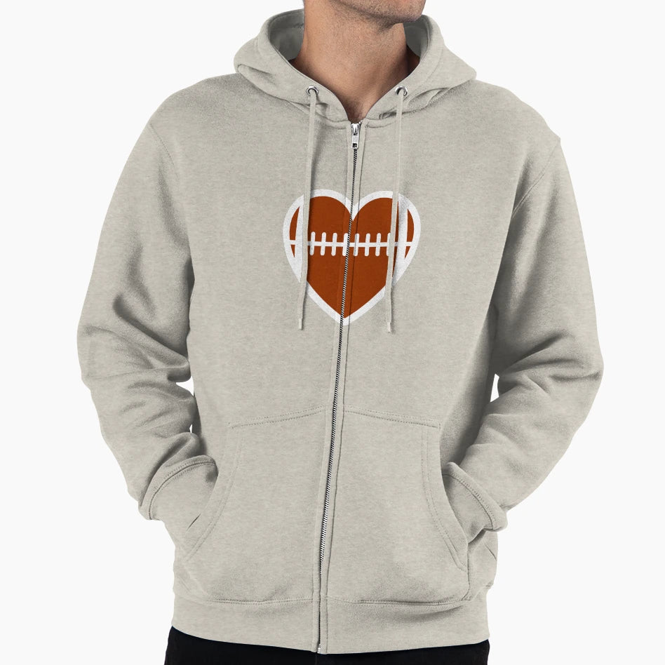 Football Love Hoodie - Graphic Print for Adults - T-Shirt, Sweatshirt, Hoodie
