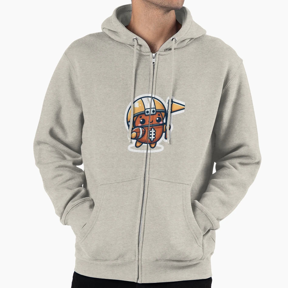 American Football Mascot 2 Hoodie - Unique Graphic Unisex - T-Shirt, Sweatshirt, Hoodie