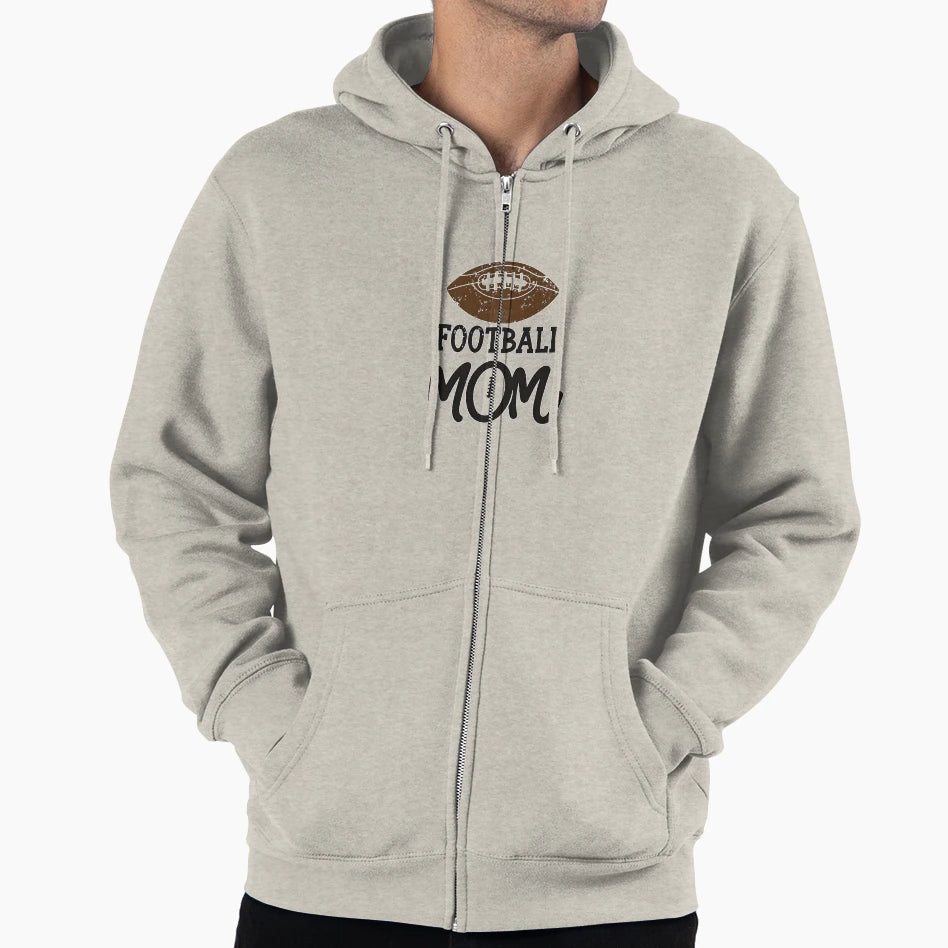 Football Mom Hoodie - Trendy Graphic Unisex - T-Shirt, Sweatshirt, Hoodie